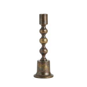 Brass Modern Candle Taper Holder with Ring Handle Handmade Eco-Friendly Durable Metal Home Decoration for Christmas & <b>Easter</b> - Product Image 6