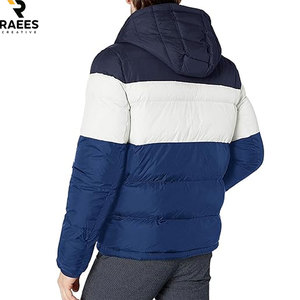 Doudoune matelassée brillante effet métallisé style urbain avec capuche amovible et col montant – Manteau d'hiver - Product Image 5