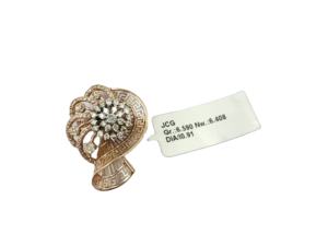 Elegantes anillos de diamantes de oro rosa para mujer con corte brillante de 0,91 quilates chapado en rodio Diseño elegante Diamantes naturales certificados IGI - Product Image 6