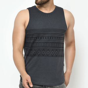 Custom Logo Solid Tank Top For Men Plus Size Workout Gym Sports <b>Vest</b> Fitness-<b>Stringer</b> 3D Pattern OEM Service For Running - Product Image 1