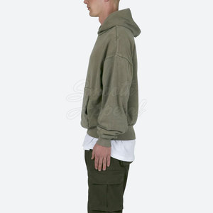 Sudaderas con Capucha para Hombre, Lavado Ácido, 100% Algodón, Ropa Casual de Invierno, Alta Calidad, Estilo Desgastado, Moda Urbana Moderna - Product Image 3