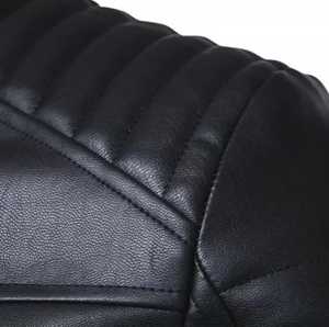 Chaqueta de Cuero Larga de Primera Calidad para Hombre, Fabricante Personalizado, Servicio OEM de Alta Calidad - Product Image 6