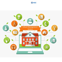 Excelente Sistema de Software de Gestión Escolar con Equipo de Desarrollo Profesional, Soporte 24/7, Stock Disponible en India