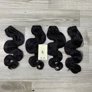 Wholesale <b>Body</b> Wave Cuticles Aligned <b>Hair</b> Bundles Weft Extensions Raw Vietnamese <b>Hair</b> Human <b>Hair</b> Vietnam from factory - Product Image 4