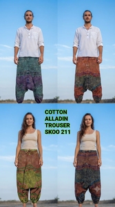 Pantalones Sama Aladdin de Invierno de Alta Calidad, Transpirables y Ecológicos, 100% Algodón, Corte Holgado, para Yoga, Baile, Ropa Casual de Calle, Estilo Vintage - Product Image 2