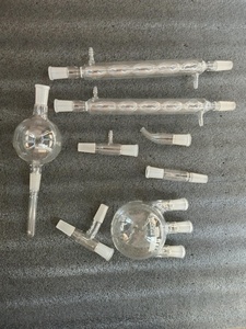 Vaso de fondo de laboratorio de vidrio de borosilicato 3.3 de alta resistencia, 1000ml, OEM, para columna de destilación, reactor de cuatro cuellos, cabezal fraccionador y piezas de alambique - Product Image 4