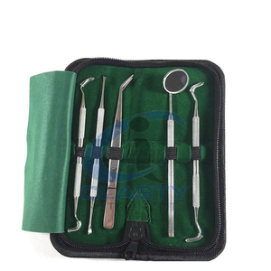 Juego de instrumentos dentales de acero inoxidable, kit de limpieza bucal, sonda, pinzas, instrumentos quirúrgicos dentales - Product Image 2