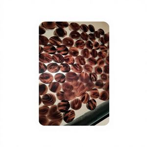 Botones de Cuerno de Búfalo B.S INTERNATIONAL, Color Marrón, Suministros al por Mayor, Ecológicos, Naturales, con 4 Agujeros, Parte Posterior Plana - Product Image 3