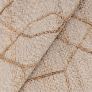 Alfombra de Yute Natural Tejida a Mano |   Alfombra Moderna con Diseño Abstracto |   Alfombra de Cáñamo Ecológica y Apta para Mascotas para Sala de Estar y Dormitorio - Product Image 4