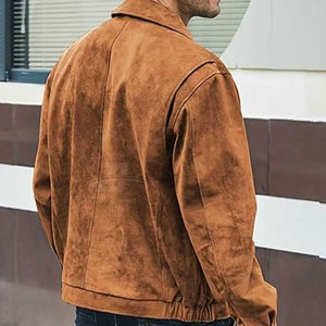Chaqueta de cuero tipo bomber para hombre, hecha en Pakistán, en stock, para uso casual, precio bajo, chaqueta de invierno en venta. - Product Image 6