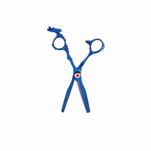 กรรไกรตัดผมมืออาชีพ Dragon Handle ขนาด 6.0 นิ้ว พร้อมด้ามจับรูปทรงมังกร ผลิตจากโลหะผสมโคบอลต์คุณภาพสูง ชุดกรรไกรตัดผมสำหรับร้านทำผม - Product Image 4