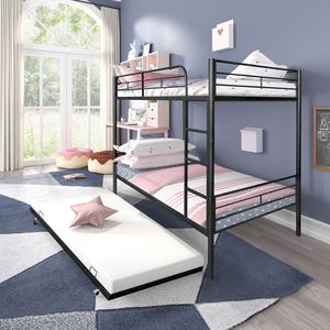 Lit superposé séparable pour enfants avec lit gigogne - Product Image 2