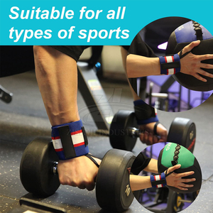 Bandes de maintien de poignet durables pour la gym, vente en gros, support élastique de haute qualité pour l'entraînement physique, équipement de musculation avec logo personnalisé - Product Image 5