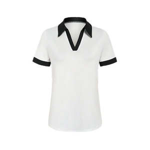เสื้อถักพิมพ์ลายตามสั่งสำหรับผู้หญิง ขายดี บริการ OEM ไซส์ใหญ่ แห้งเร็ว ระบายอากาศดี ขายส่ง เสื้อผ้าลำลอง - Product Image 6