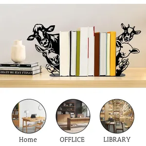 Adjustable Round Animal Theme Gold-Plated Aluminium <b>Book</b> Stand Multi-Angle Reading Rack Luxury Handmade <b>Study</b> Table Premium - Product Image 3