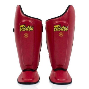 Fairtex PU Shin Guards Hook And Loop Closure Lightweight Adult Sports Leg Protection - Product Image 4
