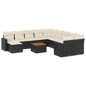 Black Garden <b>Sofa</b> <b>Set</b> - Product Image 2