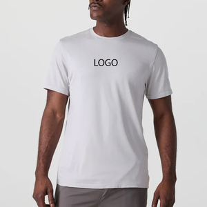 Vêtements décontractés, col rond, design de haute qualité, couleur unie, design respirant, design de logo personnalisable, manches courtes - Product Image 1