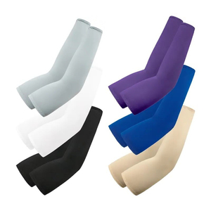 2026 Custom UV-Proof Quick Dry Breathable Outdoor Cycling <b>Arm</b> <b>Sleeves</b> for Men Silk <b>Compression</b> with Printed Logo and Design - Product Image 4