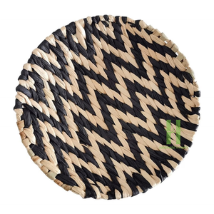 Panier mural bohème personnalisé décor écologique fait main en rotin tenture murale du Vietnam Boho panier mural suspendu - Product Image 5