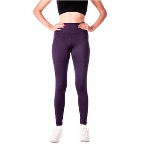 Pantalones de Yoga de Cintura Alta para Chicas Jóvenes, Cintura Elástica, Control de Abdomen, Estampado Animal, Spandex/Nylon - Product Image 1
