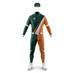 Custom <b>Baseball</b> Uniform Set 100% Polyester Digital Printed Breathable Anti UV Quick Dry Elastic Waist Teamwear OEM Wholesale - Product Image 2