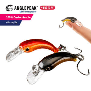 4 सेमी 2 ग्राम मीठे पानी के वेबबलर मछली पकड़ने का लुर बनाया गया कृत्रिम हार्ड minero एब्स डूबी स्नान के लिए अब स्नान करता है - Product Image 2