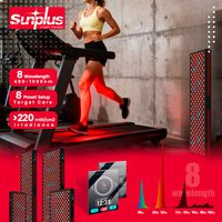 Support horizontal motorisé pour panneau de lumière rouge infrarouge 660 670 810 Nm, certifié ISO, fabriqué en Chine.