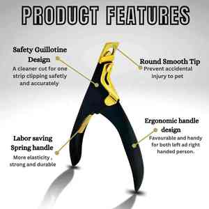 Black Stainless Steel Curved Sharp Durable Nail Clipper Professional Ergonomic Manicure Pedicure Cutter Wide Jaw Opening Finger - Product Image 6