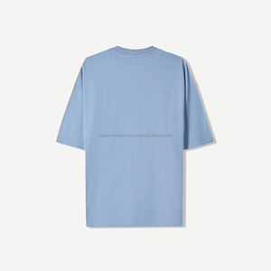 T-shirt vintage surdimensionné à impression numérique personnalisé unisexe 100% coton lourd coupe longue et ample pour hommes - Product Image 6