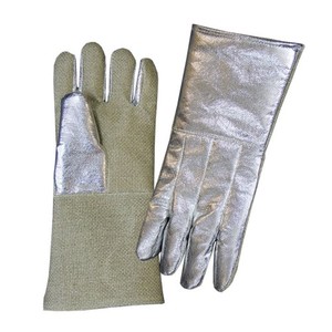 Guantes de Seguridad Resistentes al Calor STALWART IMPEX, 8 oz de Grosor, 14 Pulgadas de Largo, Resistentes al Fuego, para Bomberos - Product Image 4