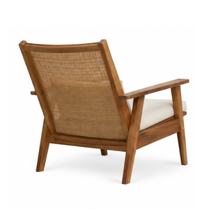 Ensemble de chaises longues modernes en teck massif avec meubles de patio en rotin pour hôtel, villa, complexe hôtelier, jardin - Fabricant - Product Image 4