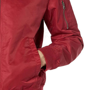 Blouson Bomber Homme Tendance en Mélange de Coton Écologique Respirant avec Col Montant et Logo Frontal, Coupe-Vent de Haute Qualité pour l'Hiver – Style Urbain - Product Image 5