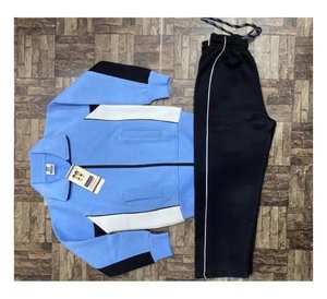 Uniforme Escolar Deportivo de 2 Piezas en Algodón con Logotipo Personalizado, Traje Escolar Infantil en Azul Cielo para Estudiantes - Product Image 3