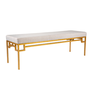 Modern Waterproof Upholstered <b>Bench</b> Black Metal Frame Minimalist Design Comfortable Seating for Living Room Kitchen Workshop - Product Image 5