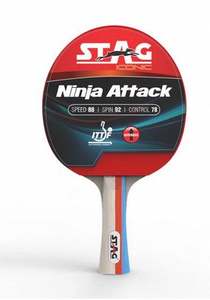 <b>Table</b> <b>Tennis</b> <b>Racket</b> Single <b>Racket</b> Long Handle Horizontal Professional Durable Portable Ninja Attack <b>Table</b> <b>Tennis</b> Racquet - Product Image 6