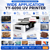 Meilleure vente directe d'usine A1 YONGYUAN pour imprimante UV LED à plat tout-en-un 4 têtes 720x2880dpi - Prix