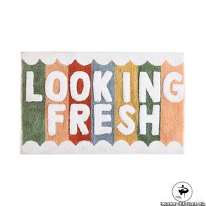 Alfombrillas de Baño de Lujo Multicolor, Suaves, Personalizadas, de Secado Rápido, Diseño Exclusivo, de Algodón, Hechas a Máquina, para Baños - Product Image 6