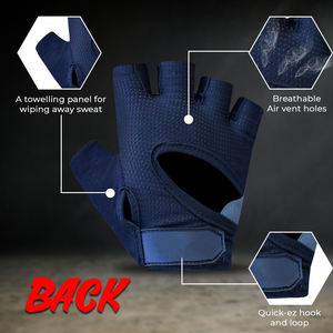 Gants de fitness pour l'entraînement en salle de sport, la musculation et les exercices, avec design respirant et adhérence complète de la paume, résistants à l'usure - Product Image 3