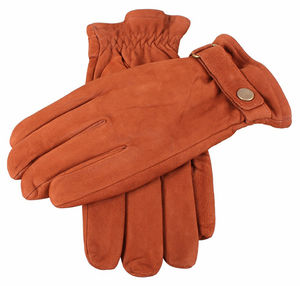 Guantes de Cuero Marrón hasta la Muñeca para Ciclismo, Térmicos, Sin Forro, Estilo Sencillo, Casuales, Deportivos, Compatibles con Pantalla Táctil, para Uso Diario en Invierno - Product Image 3