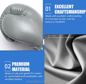 ถุงมือชกมวยคุณภาพสูงแบบติดตีนตุ๊กแก สำหรับฝึกซ้อมมวยไทย ขนาด 10 ออนซ์ 16 ออนซ์ รับสกรีนโลโก้ - Product Image 5