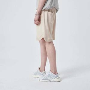 Shorts d'été unisexe personnalisés avec logo, sérigraphie, streetwear vintage, délavé soleil, effet délavé à l'acide, en coton épais pour homme - Product Image 4