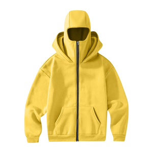 Chaqueta con Capucha para Hombre, Estilo Americano, Cierre Completo, 100% Algodón, Invierno, Impresión Digital, Transpirable, Secado Rápido - Product Image 6