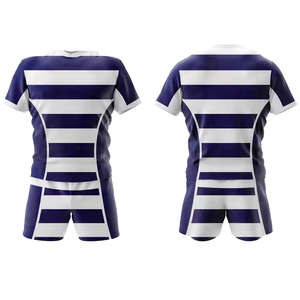 2026 New Design Eco-Friendly Plus Size Silk Screen Printing Custom Rugby Jersey Set Quick Dry Uniform <b>Polyester</b> Sports <b>T</b>-<b>Shirt</b> - Product Image 6