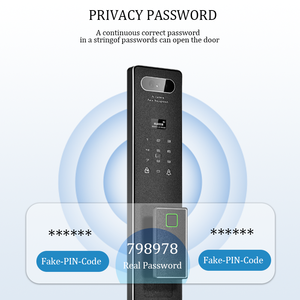 Умный дверной замок TUYA WIFI 6068 с камерой и опциональным домофоном, 9 языков, для квартиры - Product Image 2