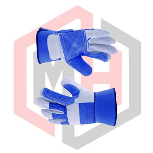 Gants de pompier en cuir de vachette renforcés, stériles, en tissu bleu, antistatiques, sans silicone, souples, flexibles et respirants - Product Image 6