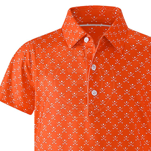 เสื้อโปโลกอล์ฟสำหรับเด็ก ผลิตโดย Best Golf Apparel ผ้าถักพิเก้ คอเสื้อแบบริบ ตะเข็บเรียบร้อย และเนื้อผ้ายืดหยุ่น - Product Image 3