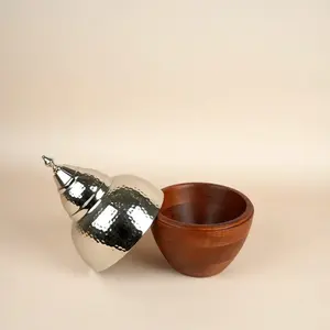 Sucrier moderne de qualité supérieure avec couvercle en bois naturel pour la maison, l'hôtel et le café, disponible à un prix compétitif - Product Image 5