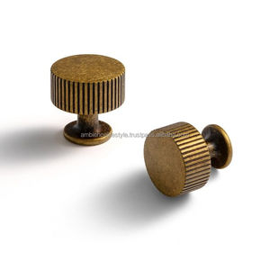 Modern Stylish Brass Knobs <b>For</b> Contemporary Furniture Cabinets Drawers <b>Home</b> Decor - Product Image 5