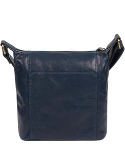 Bolso Bandolera de Cuero Azul Genuino Moderno para Mujer, Diseño Minimalista con Correa Ajustable, Suministro del Fabricante - Product Image 2